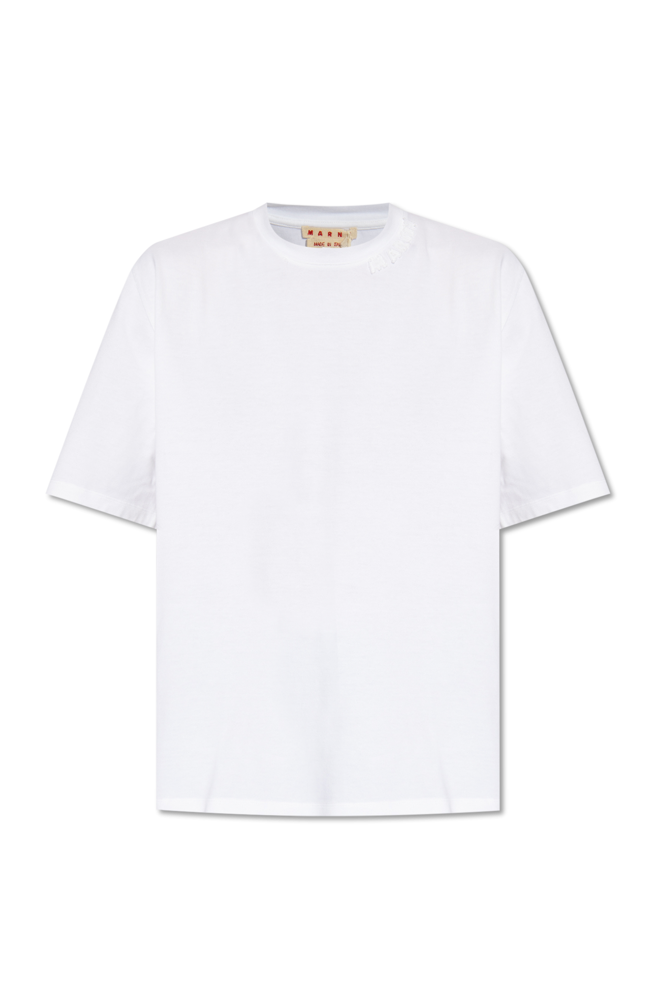 White T-shirt with logo Marni - Vitkac Canada